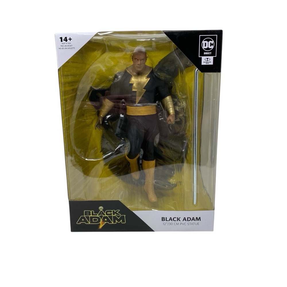 DC Direct Black Adam 12” PVC Statue McFarlane Toys The Rock NEW‎